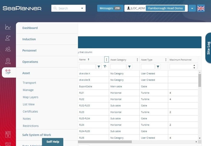 Gain instant site awareness of asset data centralized in one place in SeaPlanner Marine Management System