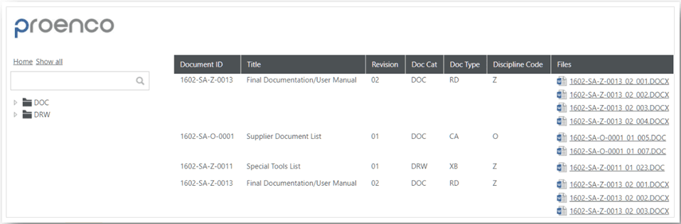 Proarc Document Organizer