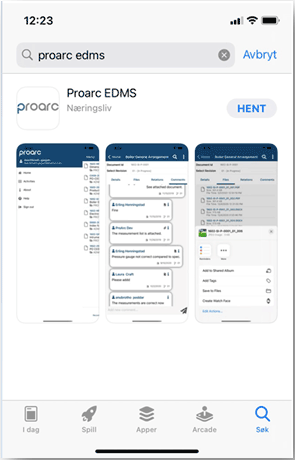 Proarc Mobile EDMS Application