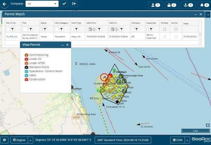 Integrate Safe System of Work data into Marine Management System within SeaPlanner for efficient processes with reduced risk.