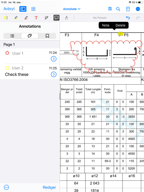 Proarc_Mobile_Redlining_Documents_Screenshot