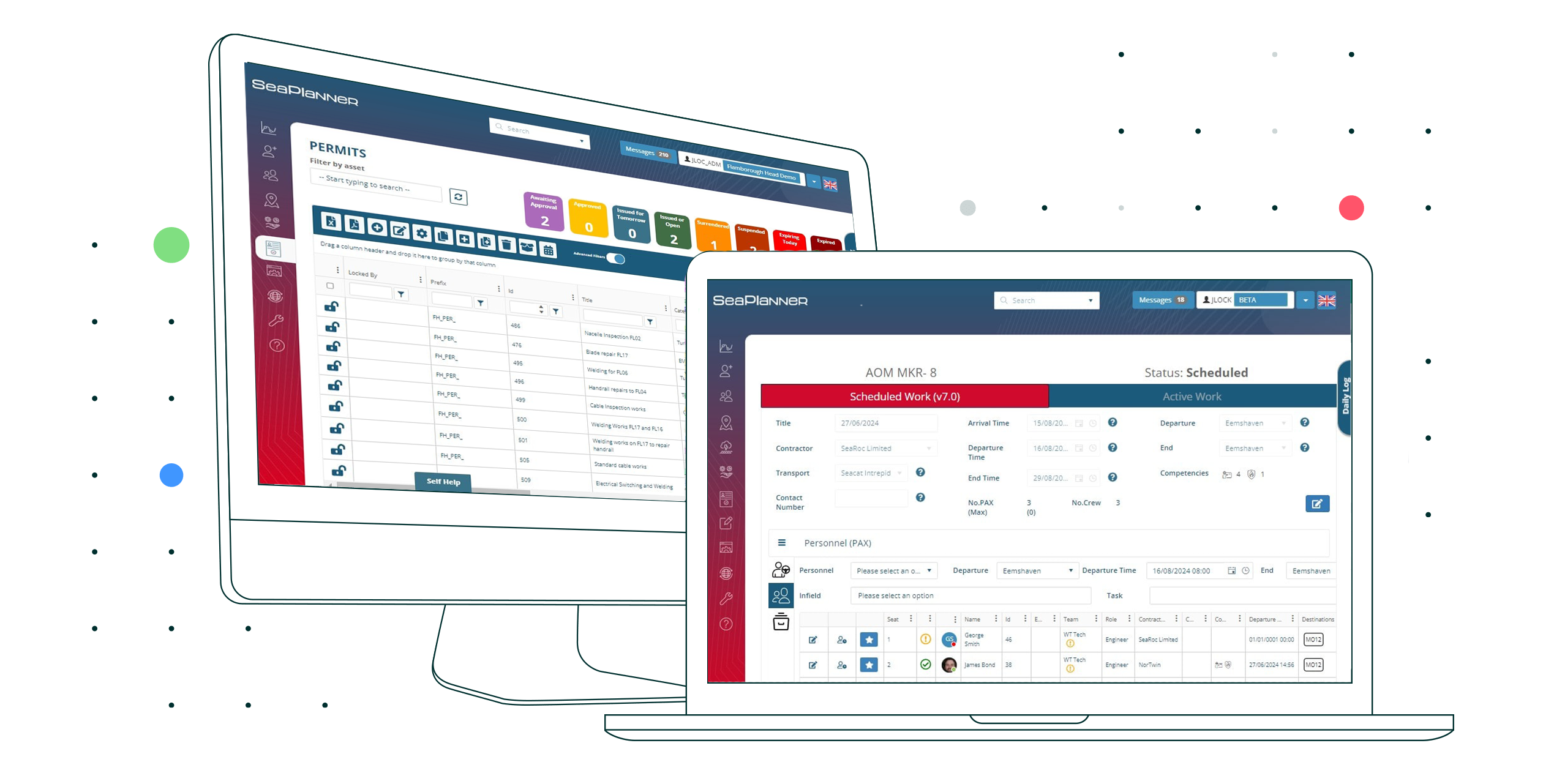 Offshore Rotation Planner Offshore Management System | SeaPlanner