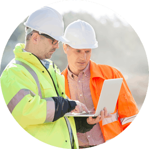 Two Engineers Sharing Interface Points
