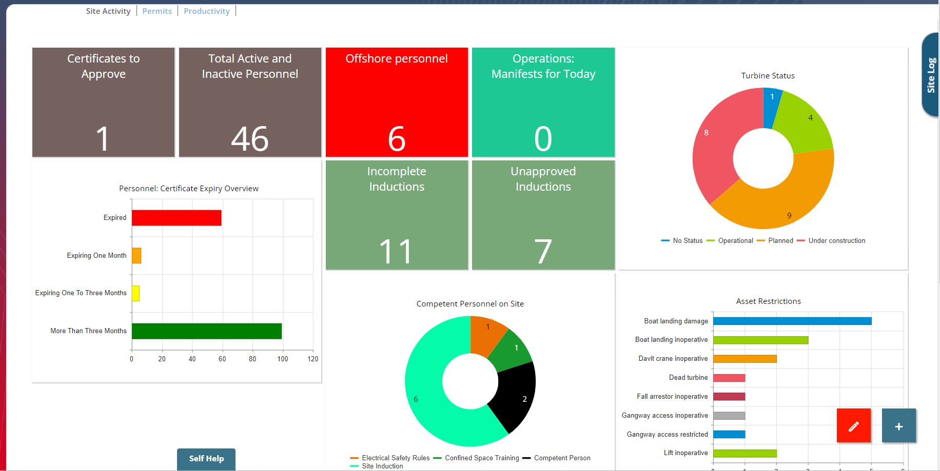 SeaPlanner Marine Management System's Workforce Management module helps project managers and administrators enable strategic planning and personnel oversight on offshore wind projects.