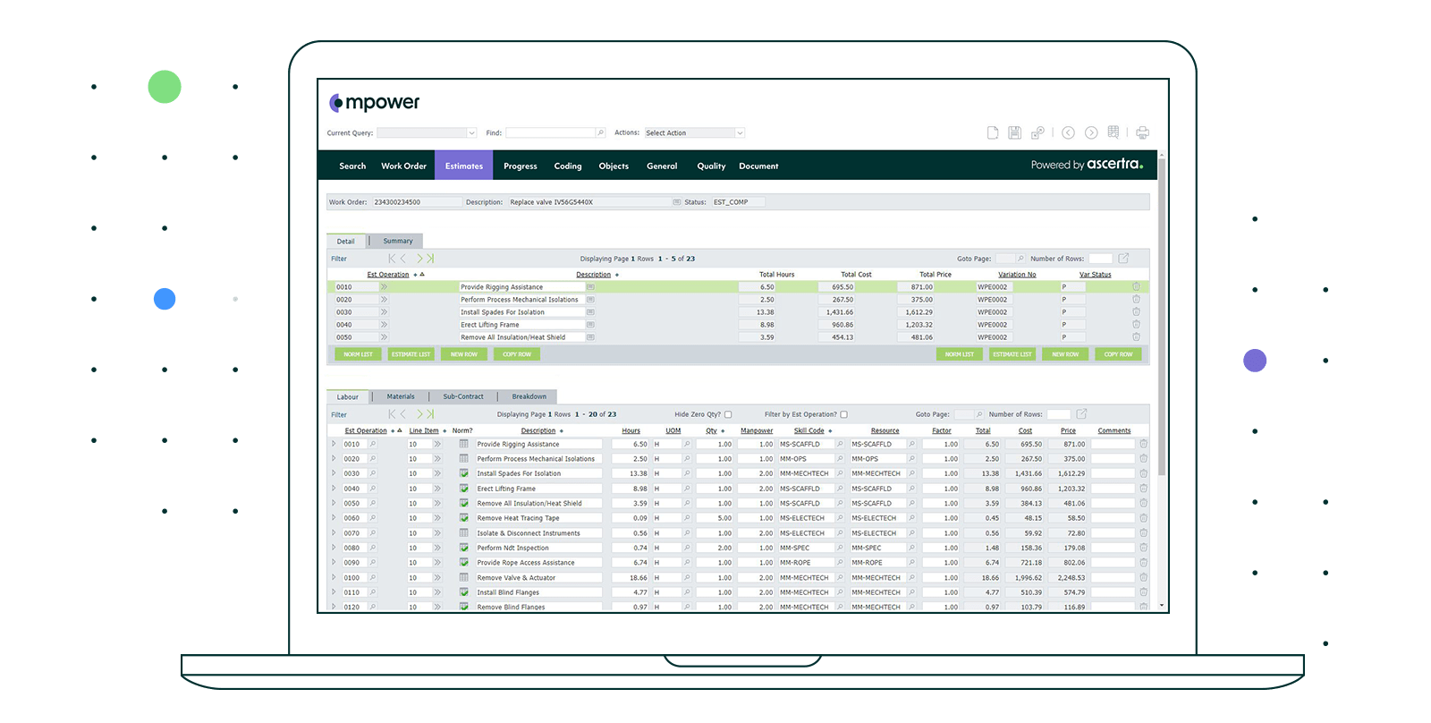 Mpower Cost and Performance Software