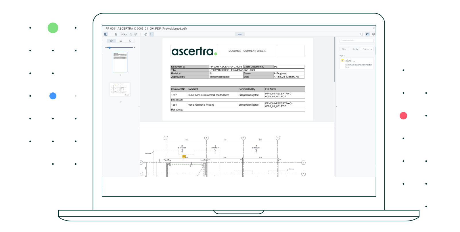 Proarc-Engineering-Document-Management-Software-Comment-Sheet